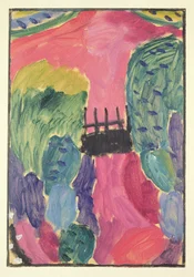 El camino rojo, 1915